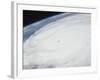 Eye of Hurricane Irene as Viewed from Space-Stocktrek Images-Framed Photographic Print