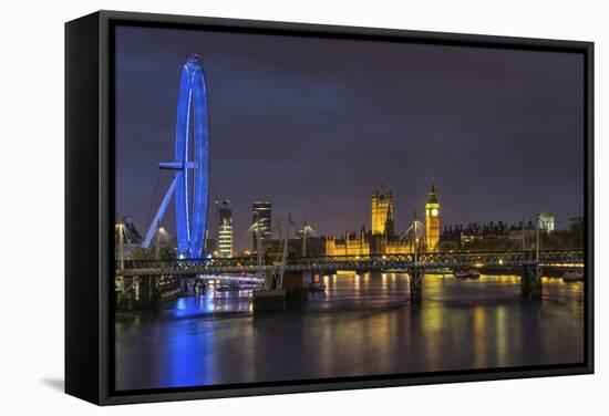 Eye of London-Giuseppe Torre-Framed Stretched Canvas