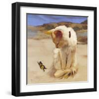 Eye on Butterfly V-Diane Hoeptner-Framed Art Print