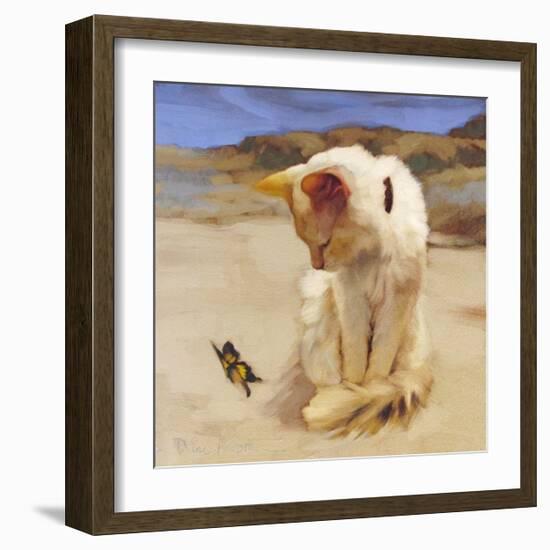 Eye on Butterfly V-Diane Hoeptner-Framed Art Print