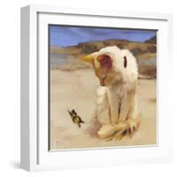 Eye on Butterfly V-Diane Hoeptner-Framed Art Print