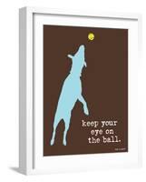 Eye On The Ball-Dog is Good-Framed Art Print