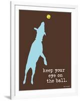 Eye On The Ball-Dog is Good-Framed Art Print