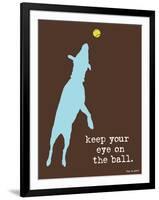 Eye On The Ball-Dog is Good-Framed Art Print