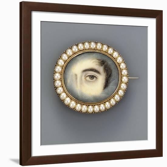 Eye Portrait, C.1830-English School-Framed Giclee Print