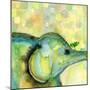 Eye to Eye Elephant-Wyanne-Mounted Giclee Print