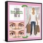 Eye-Tracking Technology, Illustration-Gwen Shockey-Framed Stretched Canvas