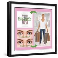 Eye-Tracking Technology, Illustration-Gwen Shockey-Framed Premium Giclee Print