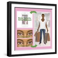 Eye-Tracking Technology, Illustration-Gwen Shockey-Framed Giclee Print