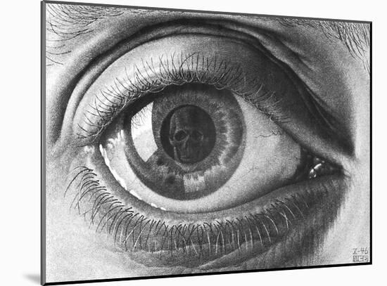 Eye-M^ C^ Escher-Mounted Art Print