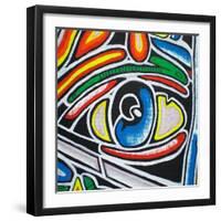 Eye-Abstract Graffiti-Framed Premium Giclee Print