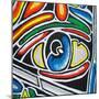 Eye-Abstract Graffiti-Mounted Premium Giclee Print