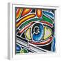 Eye-Abstract Graffiti-Framed Giclee Print