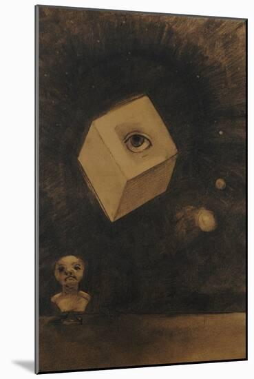 Eye-Odilon Redon-Mounted Giclee Print