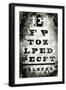 Eyechart-Tracy Hiner-Framed Giclee Print