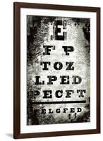 Eyechart-Tracy Hiner-Framed Giclee Print