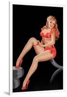 Eyeful Magazine: Pinup in Red-Peter Driben-Framed Art Print