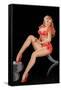 Eyeful Magazine: Pinup in Red-Peter Driben-Framed Stretched Canvas