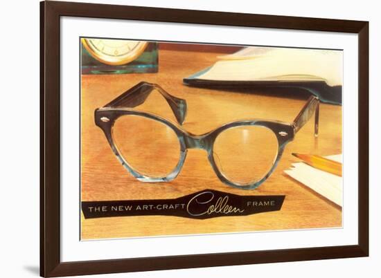 Eyeglass Frames-null-Framed Art Print