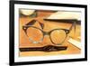 Eyeglass Frames-null-Framed Art Print