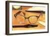 Eyeglass Frames-null-Framed Art Print