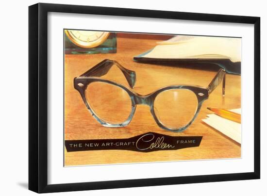 Eyeglass Frames-null-Framed Art Print