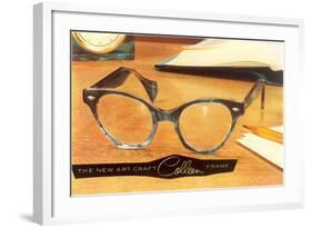 Eyeglass Frames-null-Framed Art Print