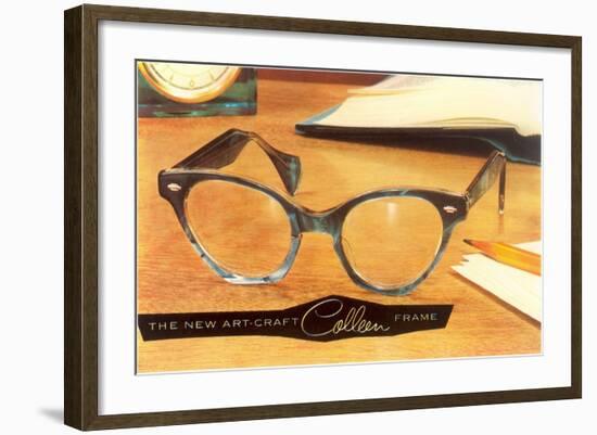 Eyeglass Frames-null-Framed Art Print