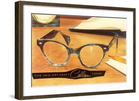 Eyeglass Frames-null-Framed Art Print