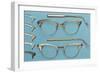 Eyeglasses-null-Framed Art Print