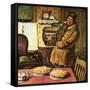 "Eyeing the Pies,"January 1, 1945-Amos Sewell-Framed Stretched Canvas