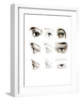 Eyes, Artwork-Mehau Kulyk-Framed Photographic Print