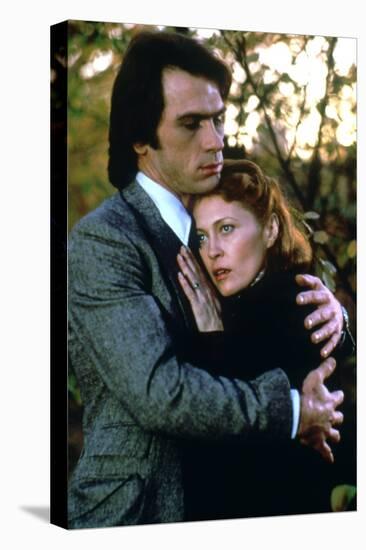 EYES OF LAURA MARS, 1978 directed by IRVIN KERSHNER Tommy Lee Jones and Faye Dunaway (photo)-null-Stretched Canvas