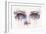 Eyes (Realistic Portrait Of Eyes)-Sillier than Sally-Framed Art Print