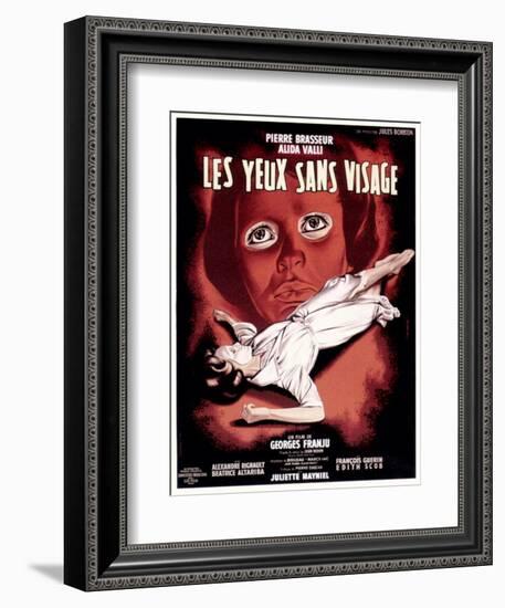 Eyes Without a Face, (aka Les Yeux Sans Visage), 1959-null-Framed Art Print