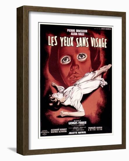 Eyes Without a Face, (aka Les Yeux Sans Visage), 1959-null-Framed Art Print