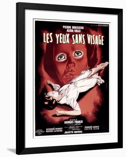 Eyes Without a Face, (aka Les Yeux Sans Visage), 1959-null-Framed Art Print