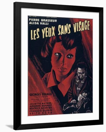 Eyes Without A Face, (aka Les Yeux Sans Visage), Edith Scob, Pierre Brasseur, 1959-null-Framed Art Print