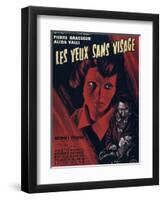 Eyes Without A Face, (aka Les Yeux Sans Visage), Edith Scob, Pierre Brasseur, 1959-null-Framed Art Print