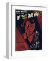 Eyes Without A Face, (aka Les Yeux Sans Visage), Edith Scob, Pierre Brasseur, 1959-null-Framed Art Print