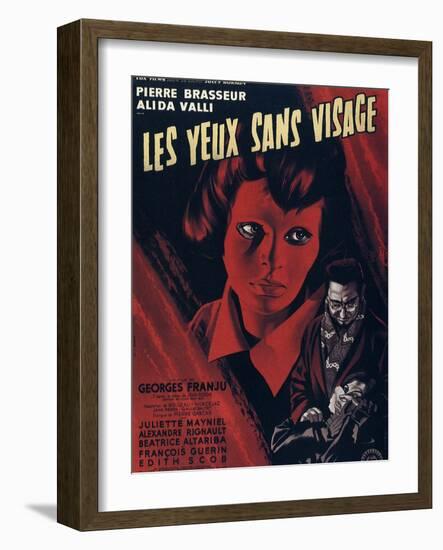 Eyes Without A Face, (aka Les Yeux Sans Visage), Edith Scob, Pierre Brasseur, 1959-null-Framed Art Print