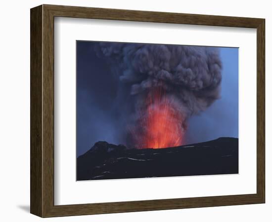 Eyjafjallajökull Eruption, Iceland-null-Framed Photographic Print