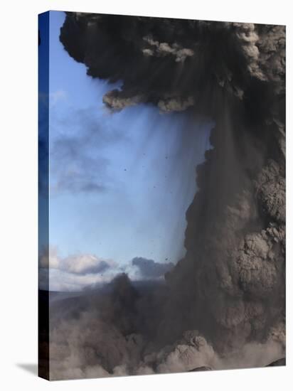 Eyjafjallajökull Eruption, Summit Crater, Iceland-null-Stretched Canvas