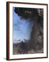 Eyjafjallajökull Eruption, Summit Crater, Iceland-null-Framed Photographic Print