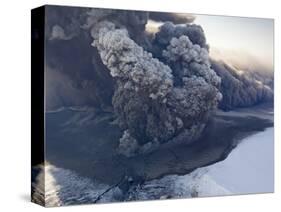 Eyjafjallajokull volcano erupting in Iceland-Paul Souders-Stretched Canvas