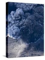 Eyjafjallajokull volcano erupting in Iceland-Paul Souders-Stretched Canvas