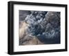 Eyjafjallajokull volcano erupting in Iceland-Paul Souders-Framed Photographic Print