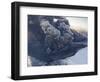 Eyjafjallajokull volcano erupting in Iceland-Paul Souders-Framed Photographic Print