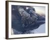 Eyjafjallajokull volcano erupting in Iceland-Paul Souders-Framed Photographic Print