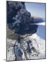 Eyjafjallajokull volcano erupting in Iceland-Paul Souders-Mounted Photographic Print